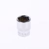 6-24Mm 3/8 Short Hex Socket Mirror Polished Chrome-Plated Steel Hex Socket Wrench Head For Auto Repair Home Tool