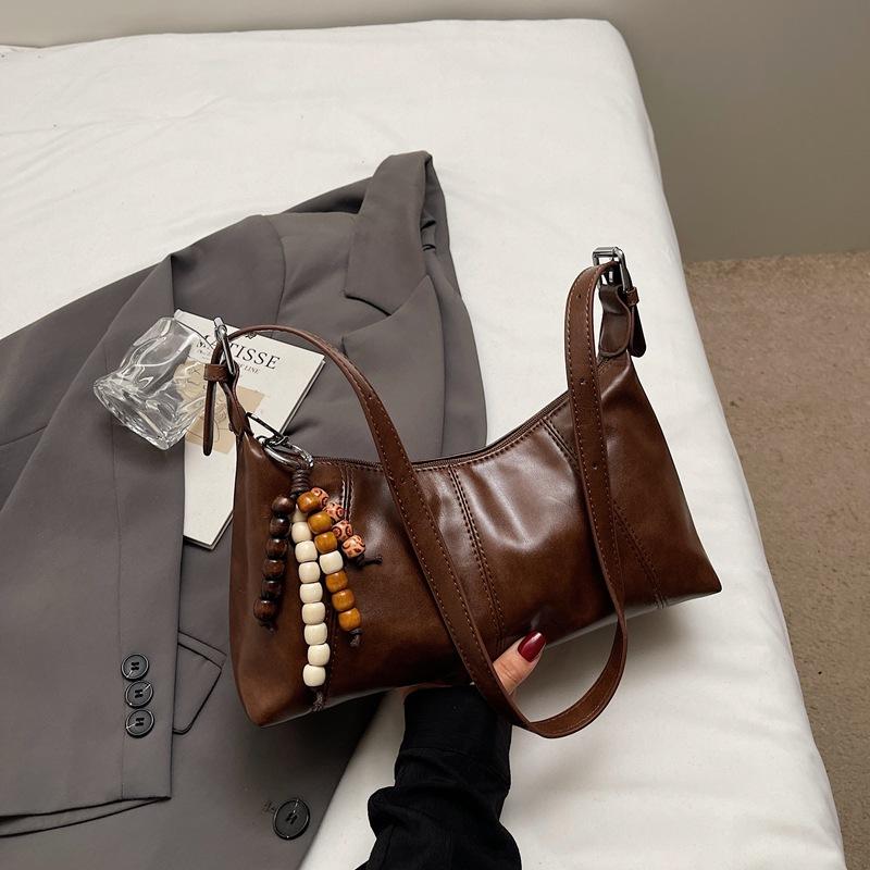 Einfache Unterarmtasche Damen neue Herbst Retro Mode Umhängetasche tragbare Messenger Freizeitpendlertasche