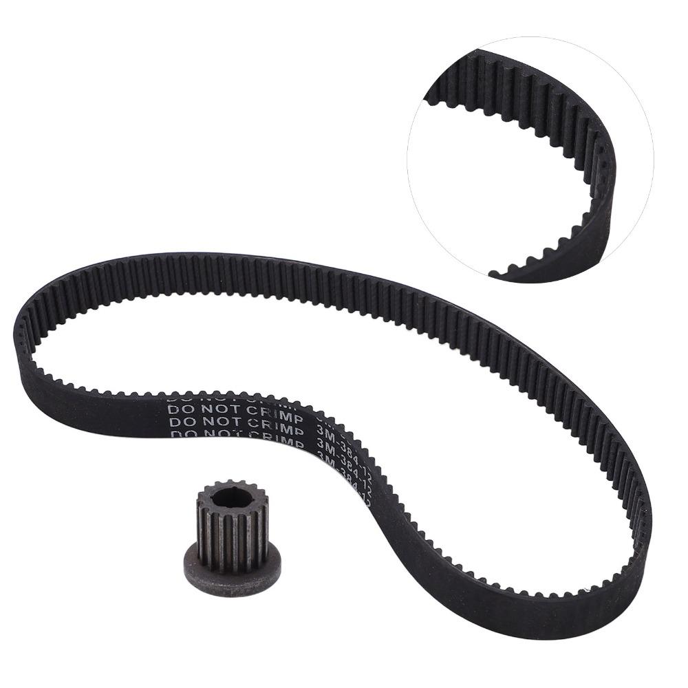 16T 8mm Drive Belt Rubber Synchronous Belt Durable Closed Loop Pulley Belt E-Bike Scooter