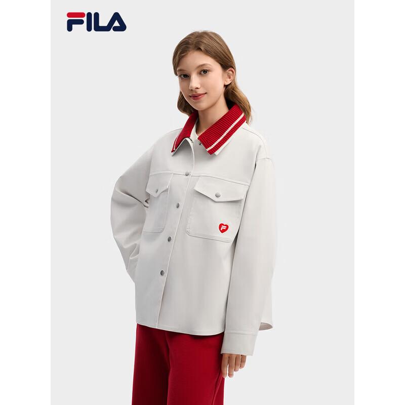 FILA Women s 2026 Spring Double Collar Woven Jacket M