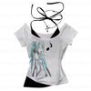 Emo Star Girl Y2k Tops Woman Clothing 90s Vintage Clothes for Women Gothic T-shirt Women's Cropped Graphic Tees Y2k Top Kpop