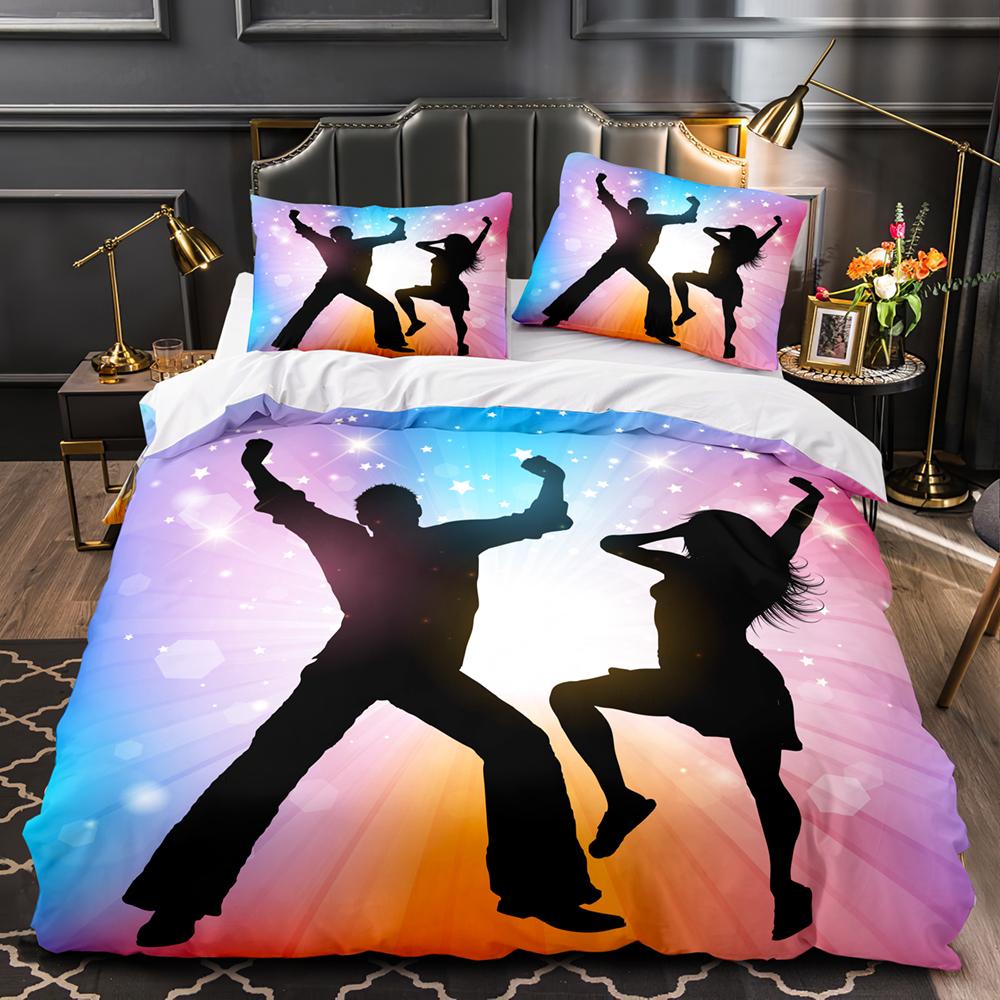 Madden DJ Bedding Set Single Twin Full Queen King Size Kawaii Bed Set Aldult Kid Bedroom Duvetcover Sets 3D Print Rainbow