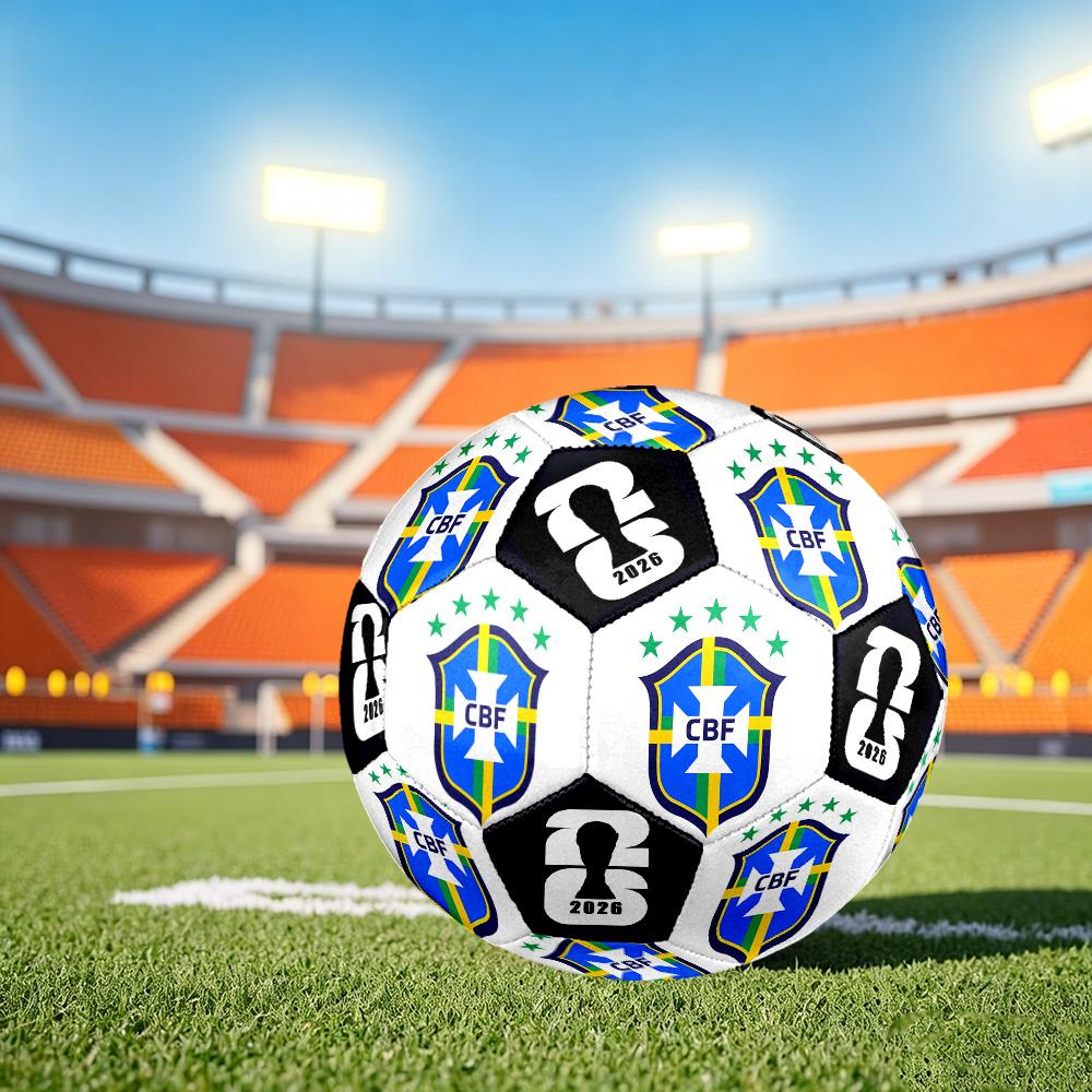 1pc Brazilian Size 5 Soccer Ball Professional Match Training Football Indoor &Outdoor Sports Ball Club Training Ball Lightweight Durable Y21