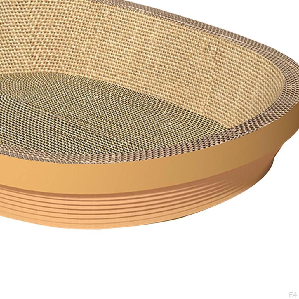 Cardboard Scratching Board Thicken Corrugated Lounge Bed Durable for Kitten Training Toy Claw