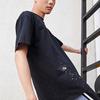 Li-Ning Ink Dot Print Round Neck Short Sleeve T-Shirt Men Tops Black AHSR081-1