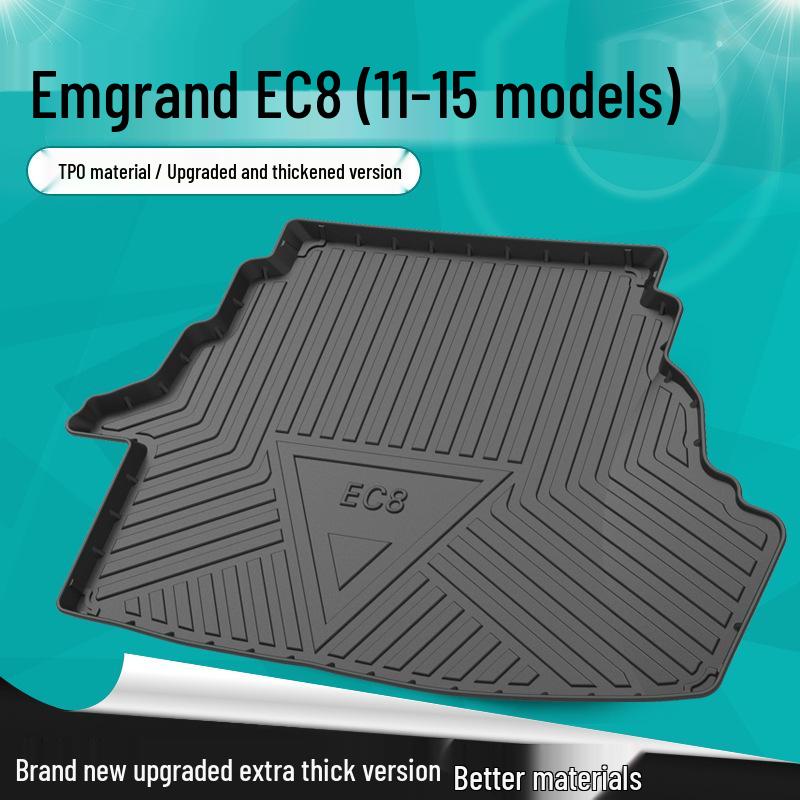 Compatible Trunk and Tailgate Mat for 2021 Geely Emgrand S, New Emgrand GL, and 2022 EC7 Rear Seat.
