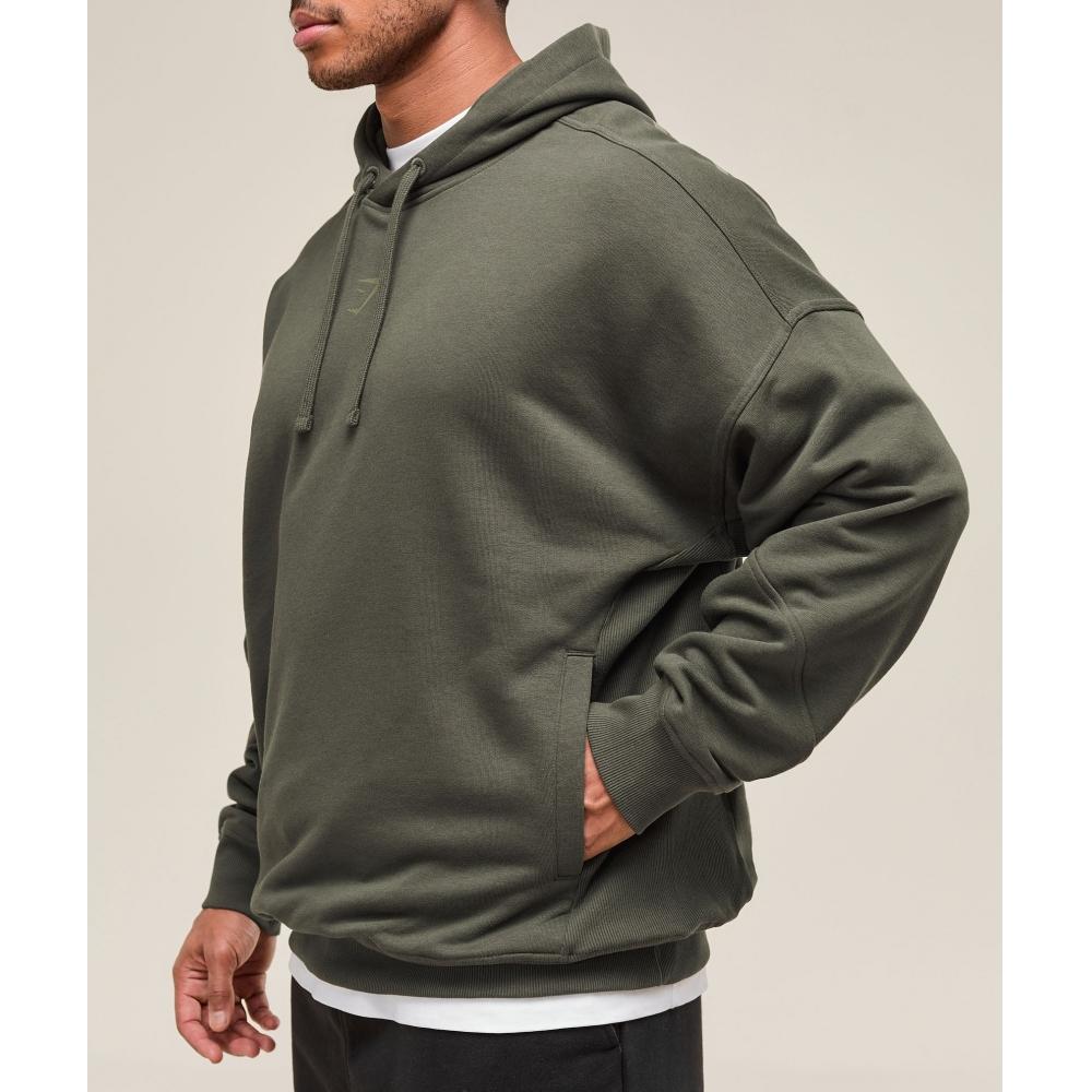 Gymshark Power Hoodie Strength Green A2c9h Ecjh