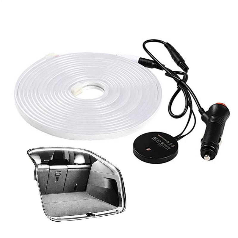 For Tesla For Model 3/Y 5M Car Trunk Atmosphere Light Automatic Light Control Sensor Ambient Deco Light Auto Interior Led Strip