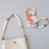 New Woman Bag Accessory Strap Candy Resin Beaded Handcrafted Wristband Acrylic Bag Chains Women Replacement Bag Handle Chain