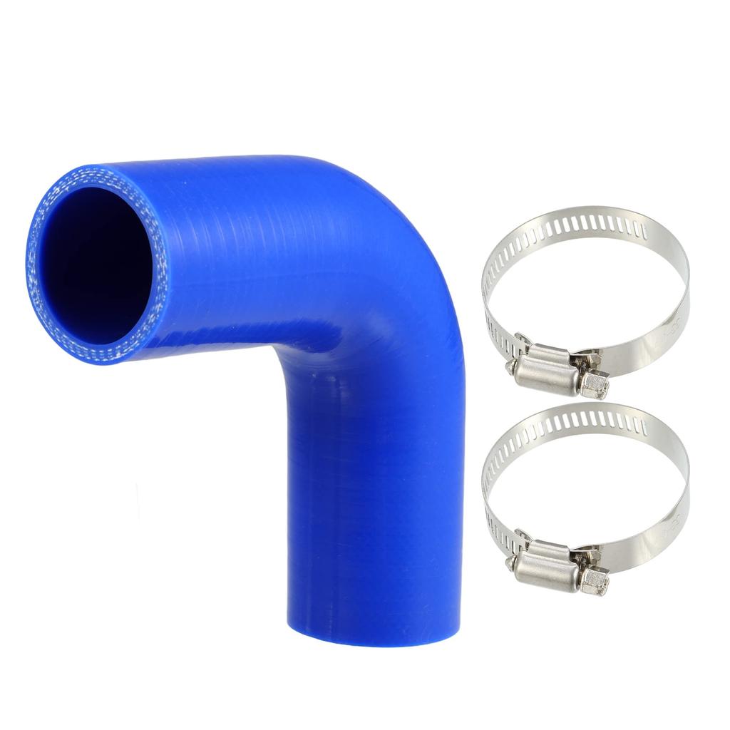 X AUTOHAUX Silicone Hose, Inner Diameter 1.5 inches (38 mm), 90 Degree Elbow, Cold