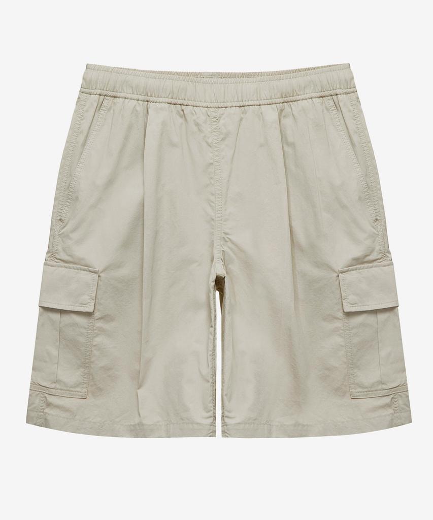 MINDBRIDGE Wide One-Pleat Cargo Half Pants - 2 Colors