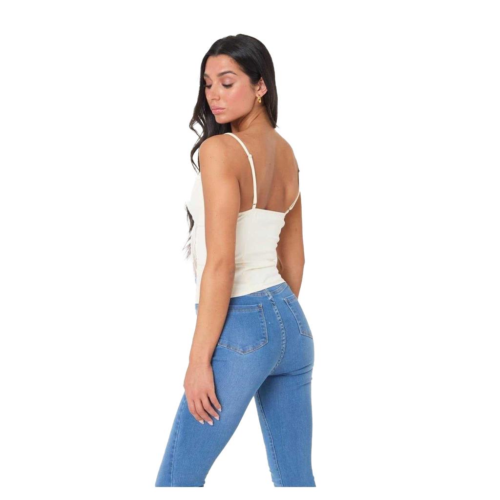 I Saw It First Womens/Ladies Lace Corset Top