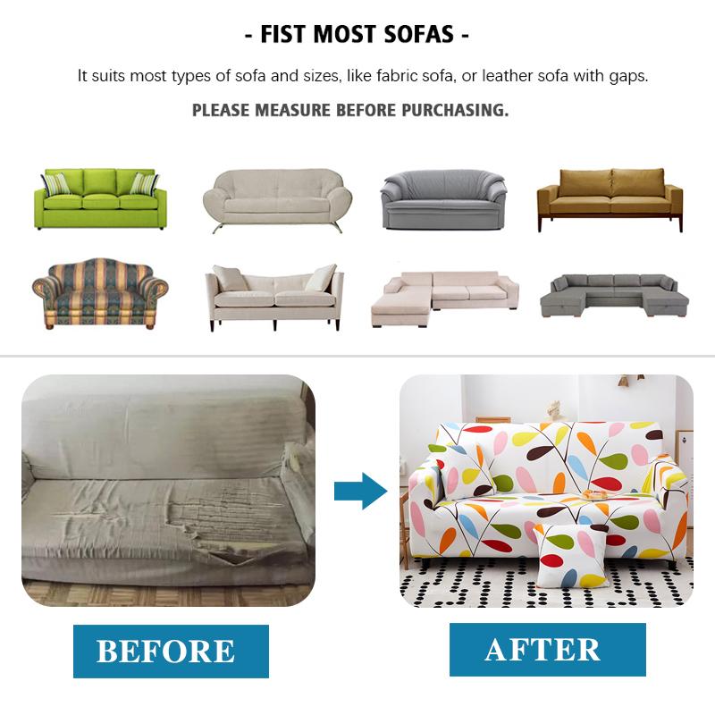 Bedruckter Sofabezug, Stretch-Couchbezüge, Loveseat-Schonbezüge für 2-Sitzer-Kissen, Couch, waschbar, Wohnzimmer-Möbelschutz