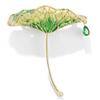 Lotus Pendant Enamel Brooch Badges Fashion Pearl Flower Exqusiite Pin Jewelry