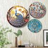 Madhubani Metal Wall Plates, Wall Decoration Items For Home - 12, 10, 8 Inch