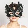 Venice Feather Half Face Mask Princess Style Party Makeup Ball Performance Prop
