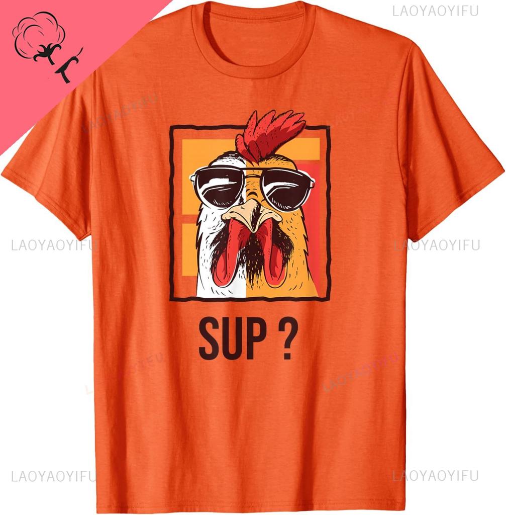 Cute Chicken Lover Gardening Farmer Henhouse Coop Chicken TShirt Couple Cotton Printed Graphic Tee Funny Shirt