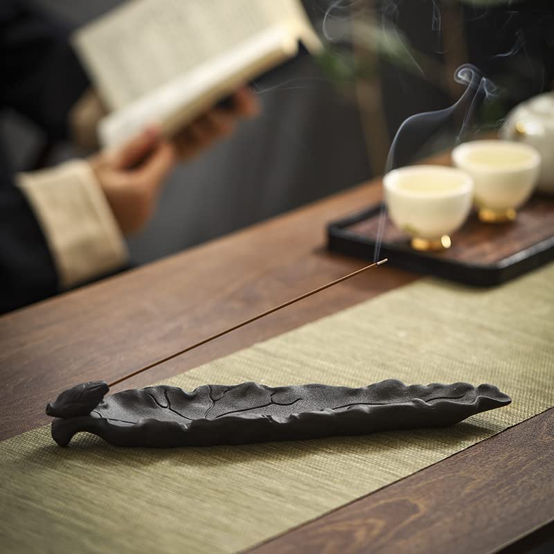 Incense Holder, Incense Stick Holder, Incense Dish, Object, Interior Decoration, Healing, Relaxation (lotus Leaf)