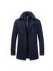 Men's Business Woolen Coat - Double Collar, Autumn/Winter Fashion Outerwear