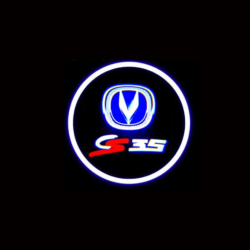 2PCS Led Car Door Laser Projector Light Ghost Shadow Welcome Lamp for Changan Logo CS95 CX70 CS15 CS35 CS75 Auto Accessories
