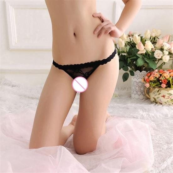 Underwear Love Heart Pattern Soft Women Lace Flower Underwear for Honeymoon