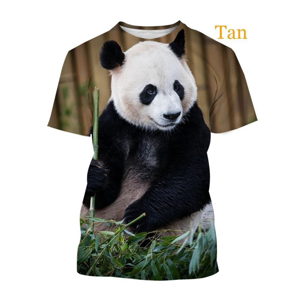 

Подарок на Хэллоуин Рождество Серия Животные Панда 3D Цифровая печать Мужская Повседневная Толстовка Футболка с коротким рукавом 6XL