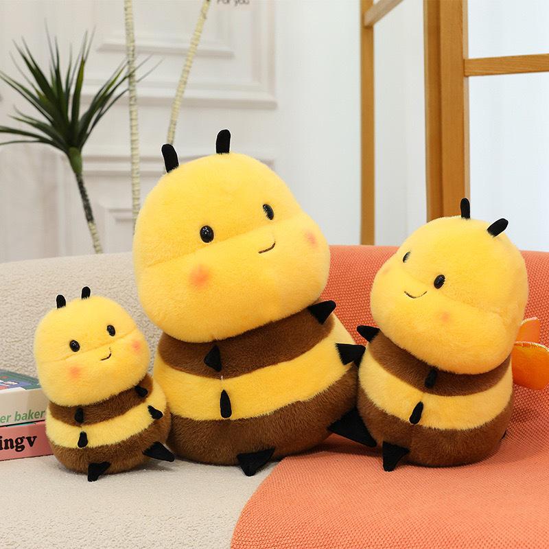 Adorable Bee Ladybug Plush Toy - Soothing Doll for Children - Stuffed Animal Cloth Doll - Perfect Little Girl Gift