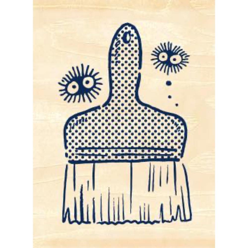 Beverly Studio My Neighbor Kurosuke and Stamp, Ghibli, Totoro, Master's Lover, Brush, TSW-147