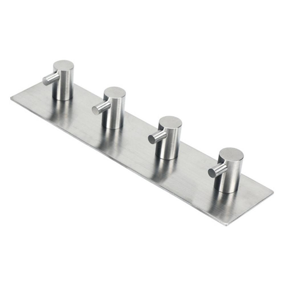 Stainless Steel Wall Hook 3M Self Adhesive Wall Door Hook Towel Clothes Robe Rack Toilet Accessories Bathroom Shower Accessories