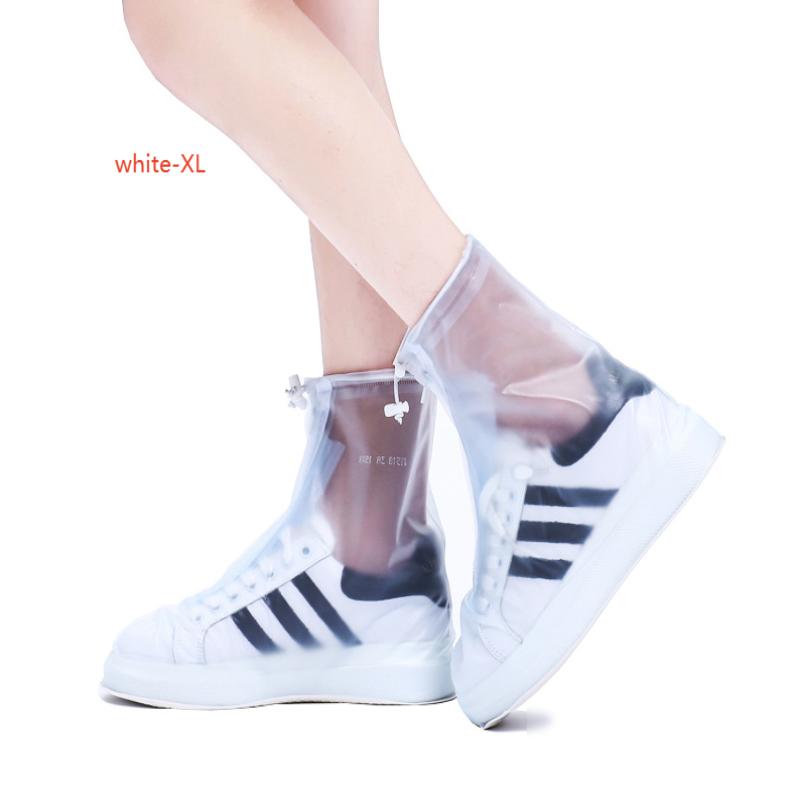 

New Rain Boot Shoe Cover Waterproof With Reflector High Top Shoes Dust Covers For Men Women Outdoor Rainproof Shoes Cover