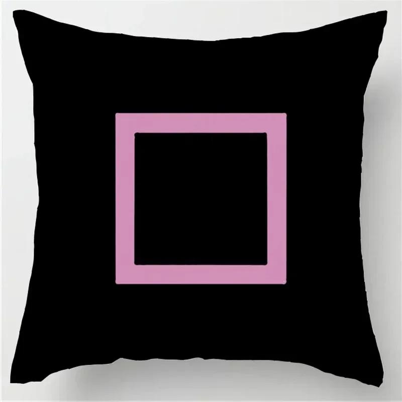 45x45cm Printing Style Playstation Buttons Funny Vintage Style Square Car Pillowcase Throw Pillow Cover for Home Decor Gifts