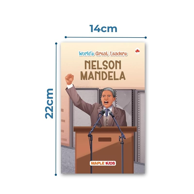 Story Books for Kids World' Great Leaders (Set of Books) Abraham Lincoln Dalai Lama Nelson Mandela Winston Churchill Martin Luther Kin