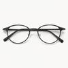 1144 Ultralight Tungsten-Carbon Plastic Myopia Eyeglass Frames for Men & Women - Small Oval Student Optical Glasses