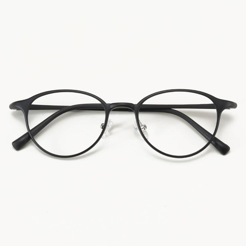 1144 Ultralight Tungsten-Carbon Plastic Myopia Eyeglass Frames for Men & Women - Small Oval Student Optical Glasses