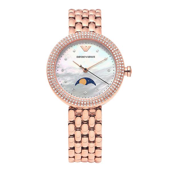 

Женские металлические часы Armani AR11462 Rosa Moon Phase