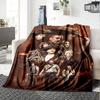 Walking Dead Print Flannel Blanket High Quality Warm Comfortable Cover for All Seasons Perfect for Gifts Home Decor