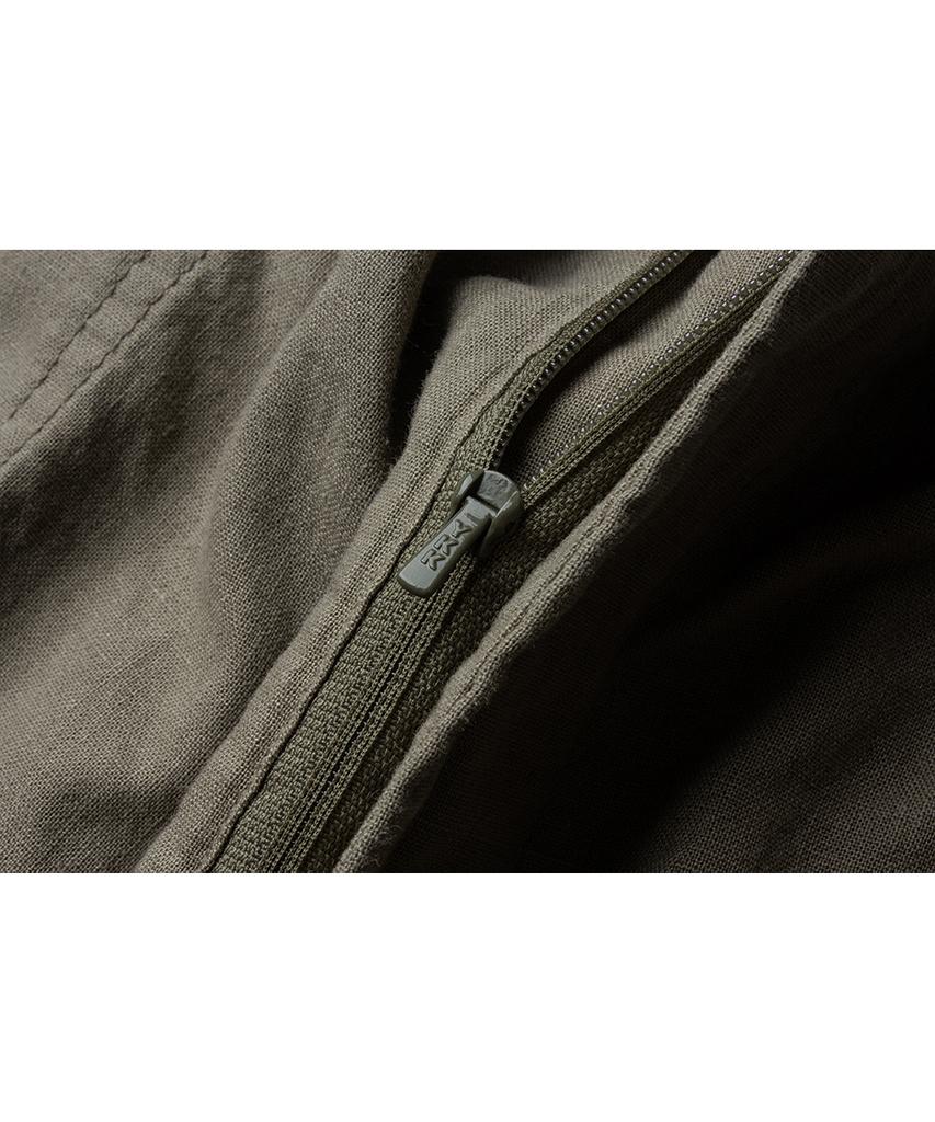 Deoleseukyu Linen Cotton Domingo Pants [Vintage Khaki]