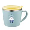 1pc 250ml/8.5oz Office Cup With Lid Handle Coffee Cup Hand Cup Milk Cup Gift Cup 304 Stainless Steel Mark Cup