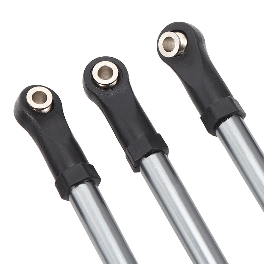 8pcs Metal Joint Link Rod RC Accessory Fit for SCX10II 90046 D90 1Celsius10 RC Car