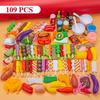 Mini Kitchen Pretend Play Playthings Barbecue Collection Children Cooking Simulation Food Multi Collection Christmas Present Ideal For Children