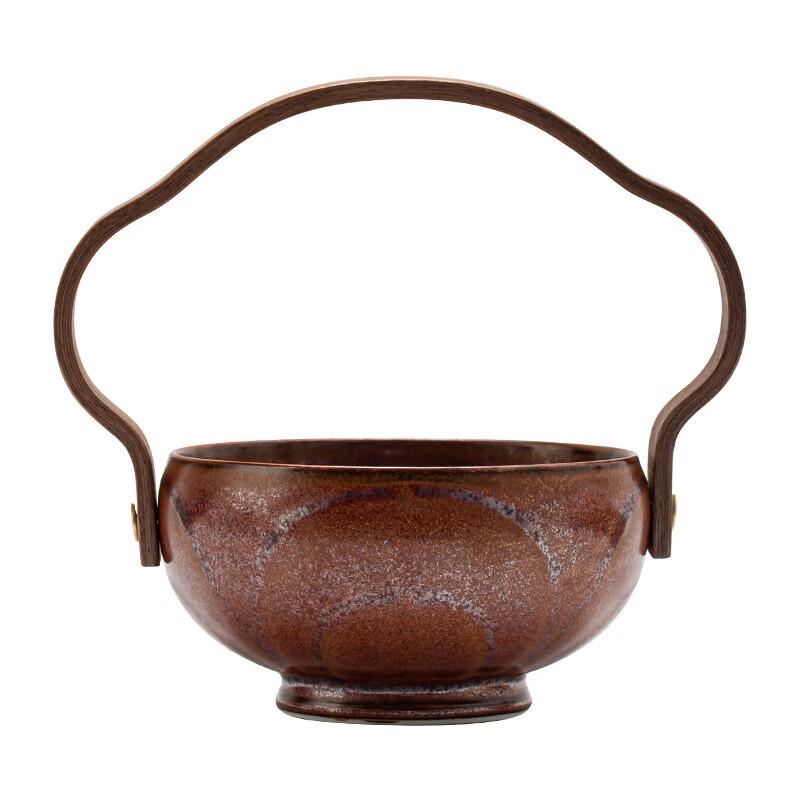 Riyue Xingchen Ceramic Handheld Snack & Fruit Bowl