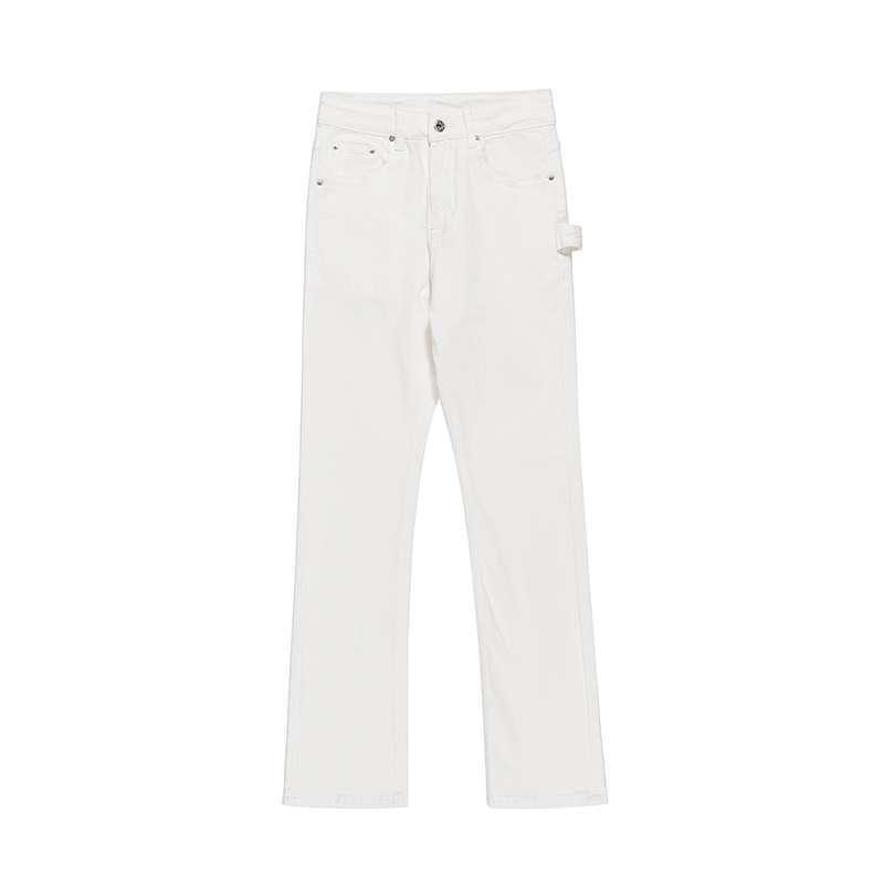 BKTL Vintage Washed Flared Jeans - American Casual All-Match Trousers