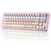 YUNZII AL71 Gaming Full Aluminum Mechanical NKRO Wireless RGB for Technical Standards Compliance Certified Mute 68% Keyboard, CNC, Hot-Swap, Wireless,