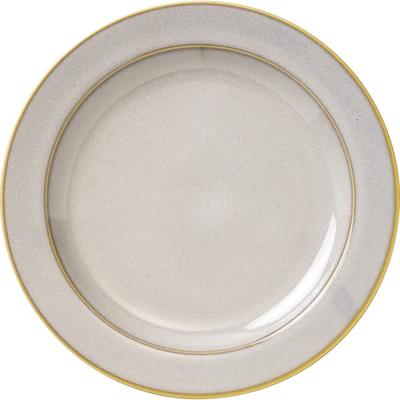 Minoru Pottery Mino Ware MAMANI 200 Rim Plate, White