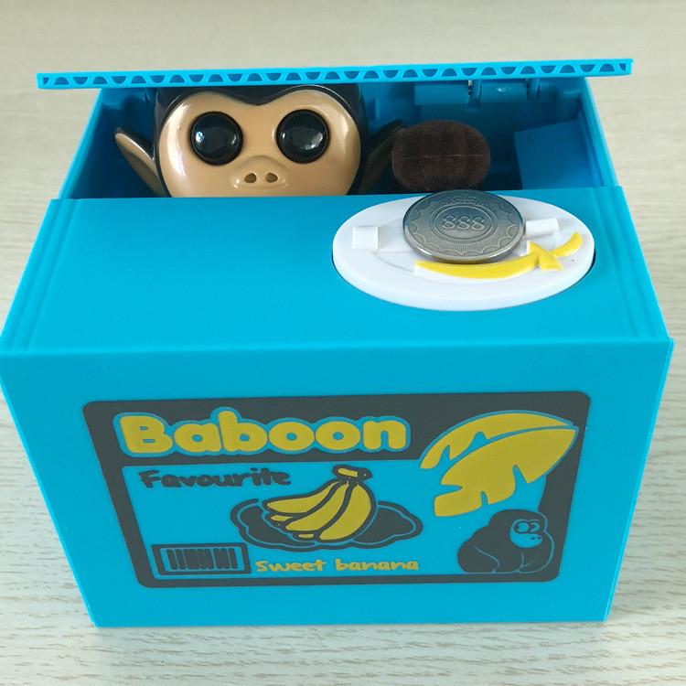 

Fun Electric Money Stealing Monkey Coin Bank For Children Gifts And Party Favors