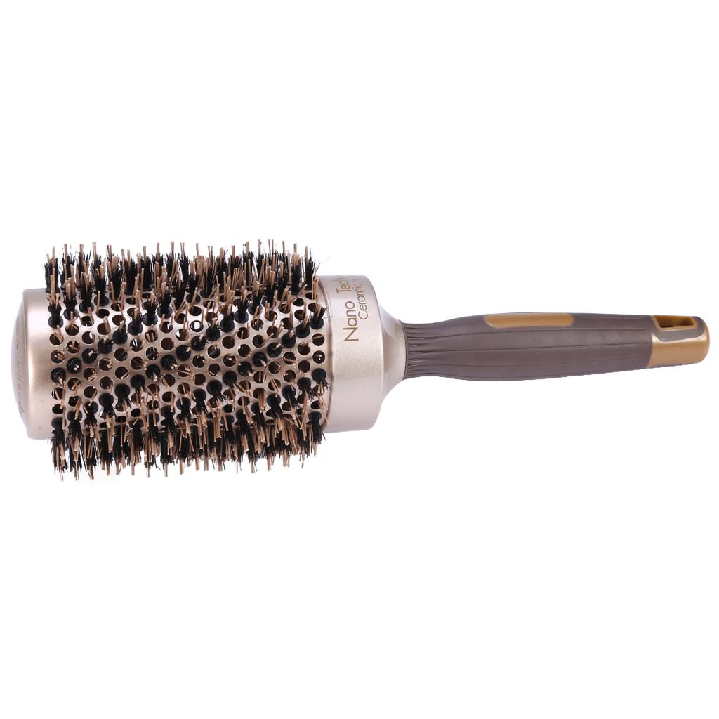 Anti Static Nano Technology Ceramic Ionic Hair Styling Comb with Retractable Separating Pin
