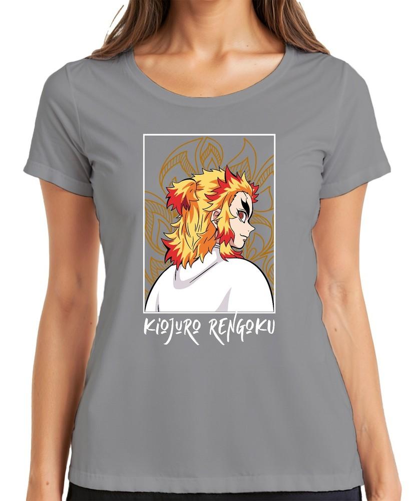 Kyojuro Rengoku Demon Slayer Flame Hashira Anime Gift Samurai Unisexs TShirt