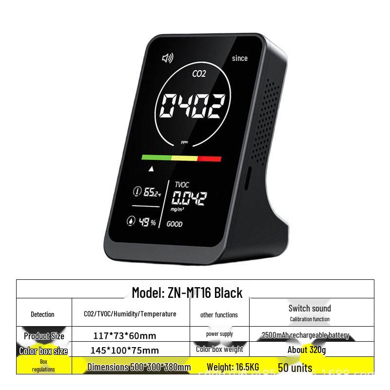 Smart Air Quality Detector: Formaldehyde, CO2, and TVOC Sensor