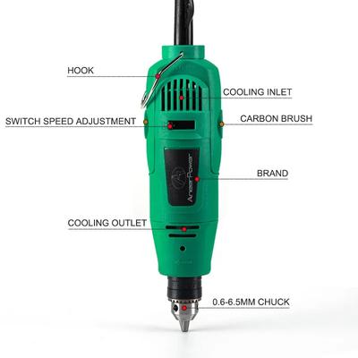 New Style 260W Rotary Tool Electric Drill Dremel Mini DIY Engraving & Polishing Grinder Machine Drilling Sanding Shaping Jewelry