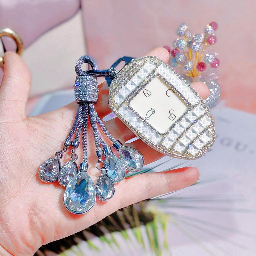 GAC Trumpchi Shadow Leopard Car Key Case with Diamond Inlay for Women's 23 Model M8 Legend, 2nd Gen GS8 Shadow Cool Bag Buckle.